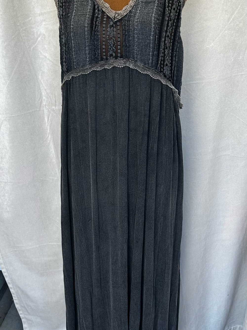 POL Mineral Washed Summer Dress